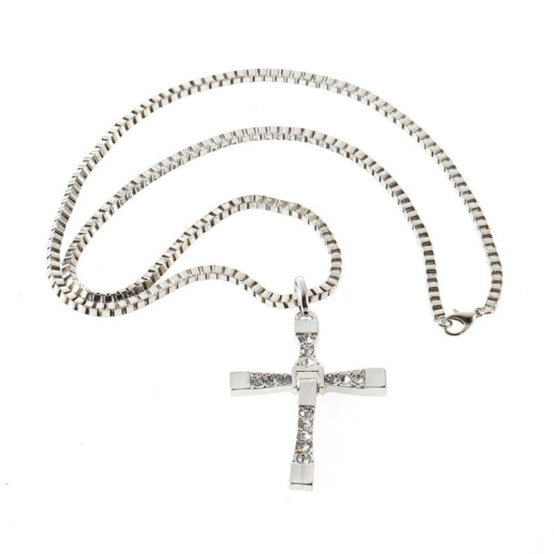 The Fast and The Furious Men’s Classic Cross Necklace