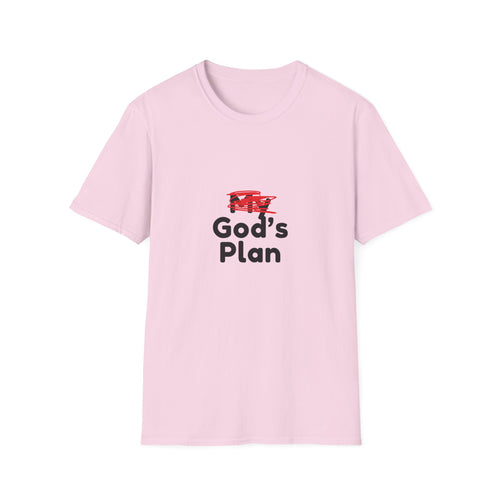 God's Plan Unisex T-Shirt with Scribbled Out 'My'