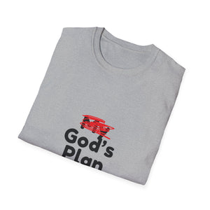 God's Plan Unisex T-Shirt with Scribbled Out 'My'