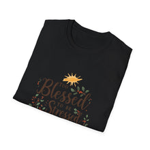 Load image into Gallery viewer, Too Blessed to Be Stressed Christmas Shirt | Christian Holiday Tee | Faith Over Stress | Religious Christmas Gift - Limited Holiday Collection 🎄