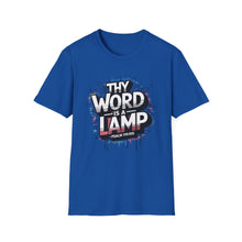 Load image into Gallery viewer, Thy word Christian Gift T-Shirt, Men’s religious Shirt, religious shirt for men, Psalm 119:105 “Thy Word is a Lamp” Tee