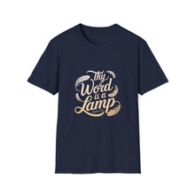 Load image into Gallery viewer, Thy Word is a Lamp T-Shirt, Inspirational Tee, Unisex Shirt, Christian Apparel, Gift for Believers, Faith-Based Clothing