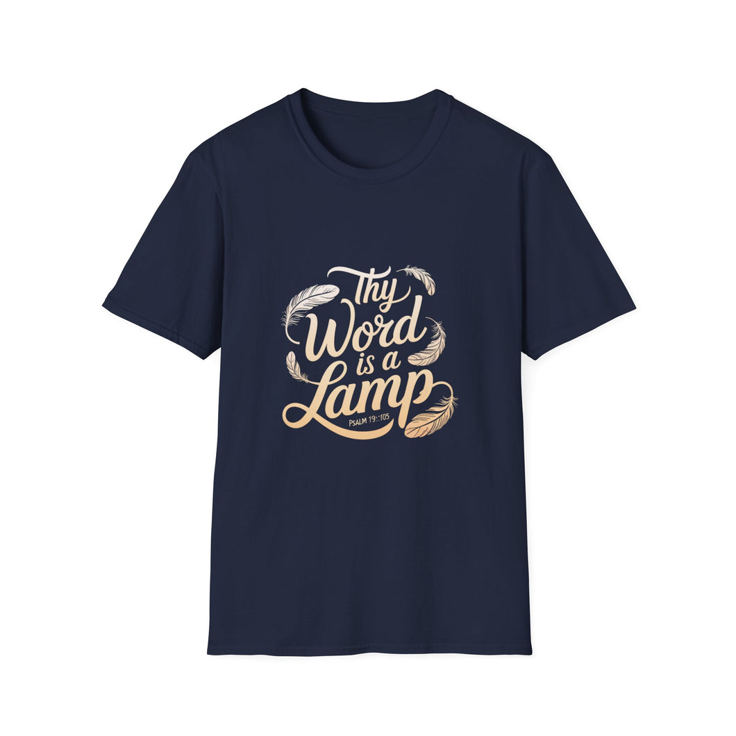Thy Word is a Lamp T-Shirt, Inspirational Tee, Unisex Shirt, Christian Apparel, Gift for Believers, Faith-Based Clothing