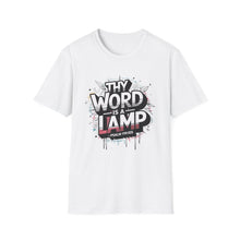 Load image into Gallery viewer, Thy word Christian Gift T-Shirt, Men’s religious Shirt, religious shirt for men, Psalm 119:105 “Thy Word is a Lamp” Tee