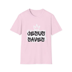 Jesus Saves Crown Softstyle T-Shirt