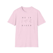 Load image into Gallery viewer, Easter He is Risen 3 flower Unisex T-Shirt