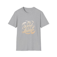 Load image into Gallery viewer, Thy Word is a Lamp T-Shirt, Inspirational Tee, Unisex Shirt, Christian Apparel, Gift for Believers, Faith-Based Clothing