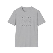 Load image into Gallery viewer, Easter He is Risen 3 flower Unisex T-Shirt