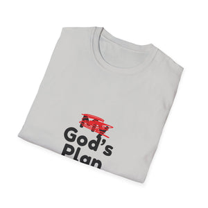 God's Plan Unisex T-Shirt with Scribbled Out 'My'