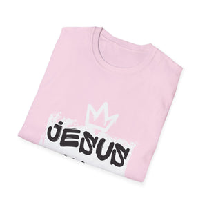 Jesus Saves Crown Softstyle T-Shirt