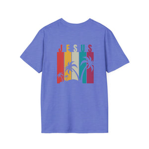 Jesus Summer T-Shirt with Palm Tree Design