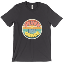Load image into Gallery viewer, Saved by Grace T-Shirt - Colorful Christian Tee with Circle Design