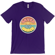 Load image into Gallery viewer, Saved by Grace T-Shirt - Colorful Christian Tee with Circle Design