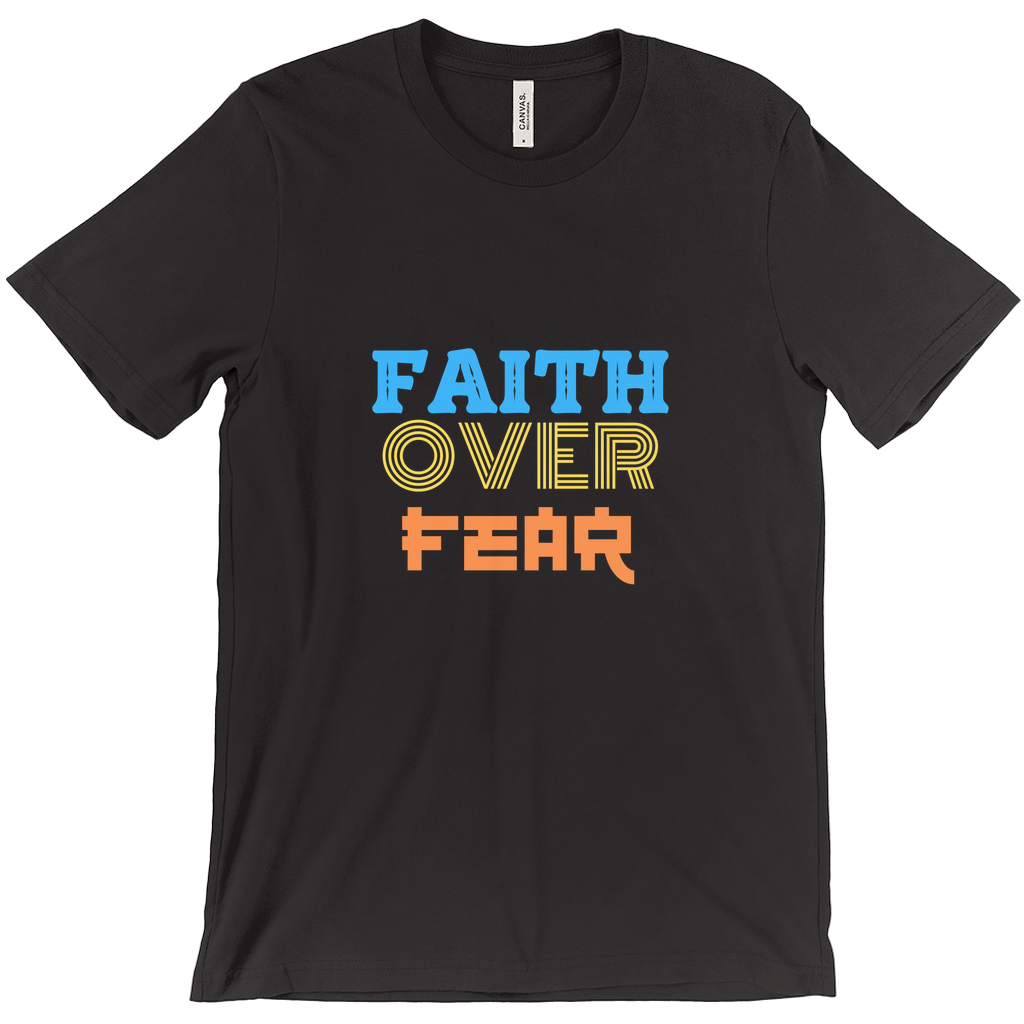 Faith Over Fear T-Shirt - Inspirational Christian Apparel for Women & Men