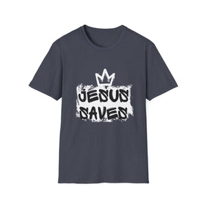 Jesus Saves Crown Softstyle T-Shirt
