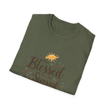 Load image into Gallery viewer, Too Blessed to Be Stressed Christmas Shirt | Christian Holiday Tee | Faith Over Stress | Religious Christmas Gift - Limited Holiday Collection 🎄