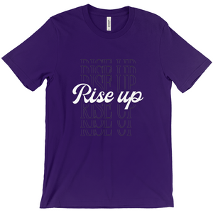 “Rise Up T-Shirt – Motivational Graphic Tee, Empowering Design for Everyday Wear”