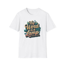 Load image into Gallery viewer, Men’s religious Shirt, religious shirt for men, Gift T-Shirt – Psalm 119:105 “Thy Word is a Lamp” Tee