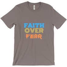 Load image into Gallery viewer, Faith Over Fear T-Shirt - Inspirational Christian Apparel for Women &amp; Men