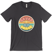 Load image into Gallery viewer, Saved by Grace T-Shirt - Colorful Christian Tee with Circle Design