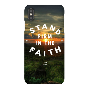 Stand Firm In The Faith iPhone Case