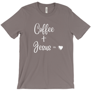 Coffee plus Jesus is Love