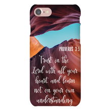 Load image into Gallery viewer, Proverbs 3:5 iPhone Case