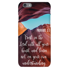 Load image into Gallery viewer, Proverbs 3:5 iPhone Case