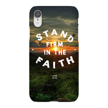 Load image into Gallery viewer, Stand Firm In The Faith iPhone Case