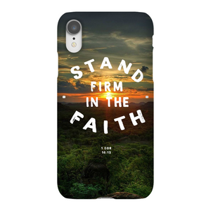 Stand Firm In The Faith iPhone Case