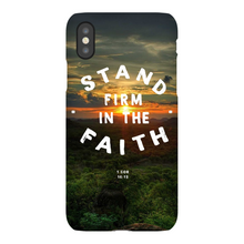 Load image into Gallery viewer, Stand Firm In The Faith iPhone Case