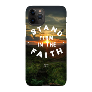 Stand Firm In The Faith iPhone Case