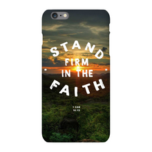 Load image into Gallery viewer, Stand Firm In The Faith iPhone Case