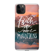 Load image into Gallery viewer, Faith Can Move Mountains iPhone Snap-On Case