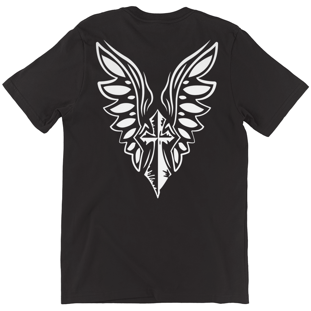 Angel Wings and Cross