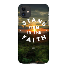 Load image into Gallery viewer, Stand Firm In The Faith iPhone Case