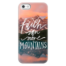 Load image into Gallery viewer, Faith Can Move Mountains iPhone Snap-On Case