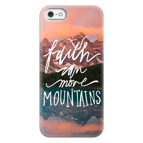 Faith Can Move Mountains iPhone Snap-On Case