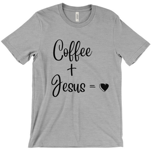 Coffee plus Jesus is Love