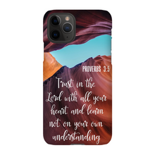 Load image into Gallery viewer, Proverbs 3:5 iPhone Case