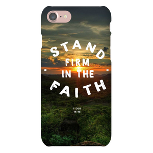 Stand Firm In The Faith iPhone Case