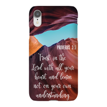 Load image into Gallery viewer, Proverbs 3:5 iPhone Case