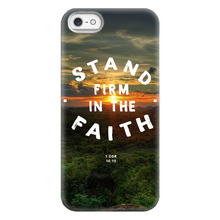 Load image into Gallery viewer, Stand Firm In The Faith iPhone Case