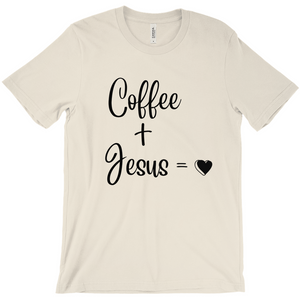 Coffee plus Jesus is Love