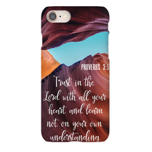 Load image into Gallery viewer, Proverbs 3:5 iPhone Case
