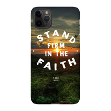 Load image into Gallery viewer, Stand Firm In The Faith iPhone Case