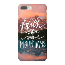 Load image into Gallery viewer, Faith Can Move Mountains iPhone Snap-On Case