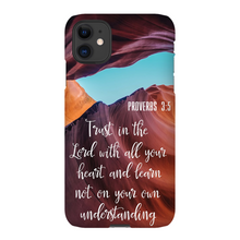 Load image into Gallery viewer, Proverbs 3:5 iPhone Case