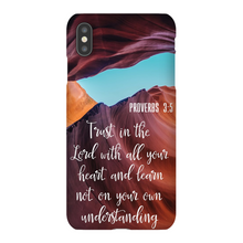 Load image into Gallery viewer, Proverbs 3:5 iPhone Case