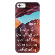 Load image into Gallery viewer, Proverbs 3:5 iPhone Case